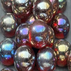 14 mm rubinrote perle