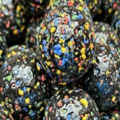 Konfetti schwarz 25mm