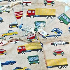 Murmelbeutel - Autos (14x16cm)