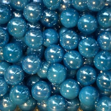 Azurblaue Perle 16mm