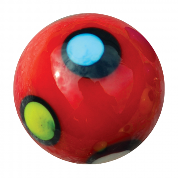 Polka - rot 16mm