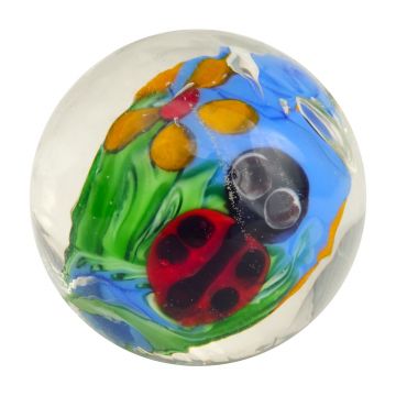 Marienkäfer 22mm (dunkelblau)