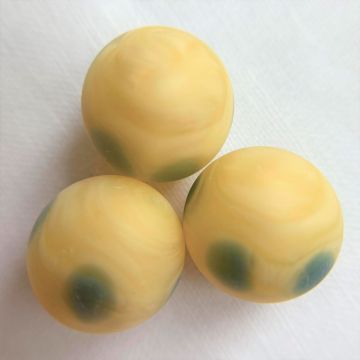 Gelb mit blauen Punkten 16,48mm