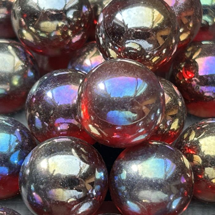 Rubinrote Perle 14mm