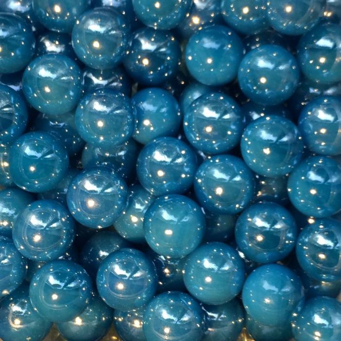Azurblaue Perle 16mm