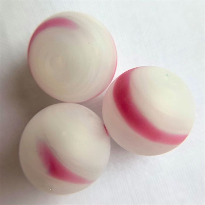 Weiß-rosa gestreift 16,48mm