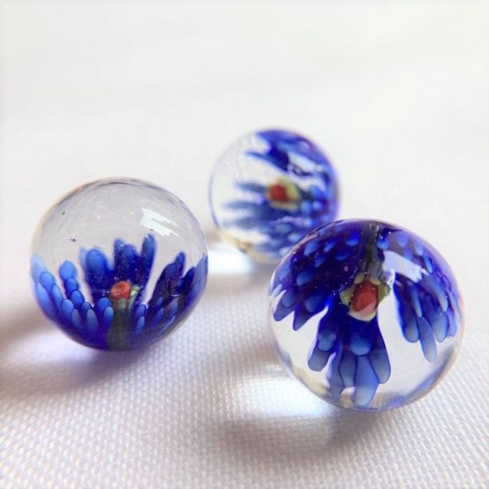 Blüte - blau 16mm