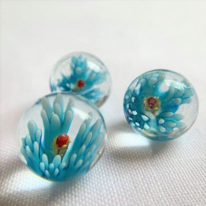 Blüte - hellblau 16mm