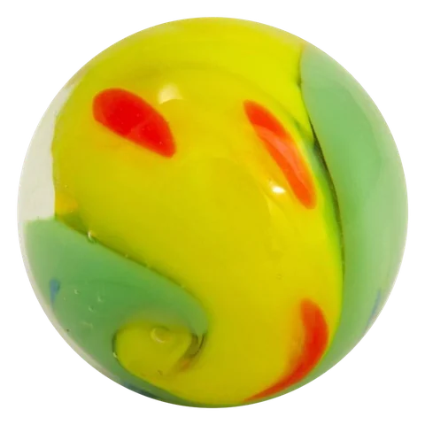 Yin Yang - gelb-hellgrün 16mm