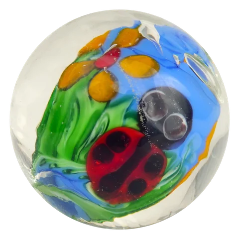Marienkäfer 22mm (dunkelblau)